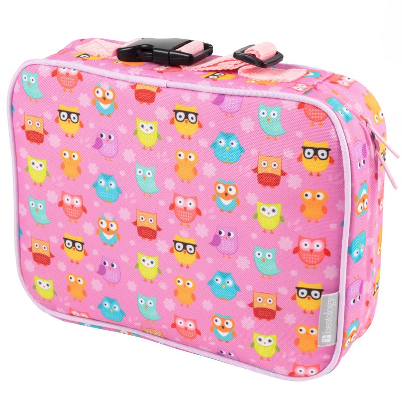 Bentology Insulated Lunch Bag for Kids & Adults- Reusable Thermal Sleeve w Clip on Handle- Easy to Clean Water-Resistant Lunchbox Tote- Mini Cooler Bag for Work School, Picnic, Daycare- Back to School - Image 1